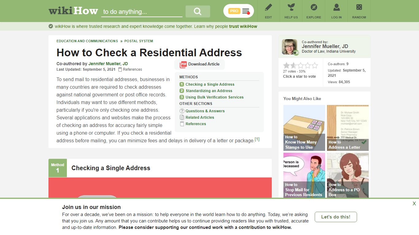 3 Ways to Check a Residential Address - wikiHow
